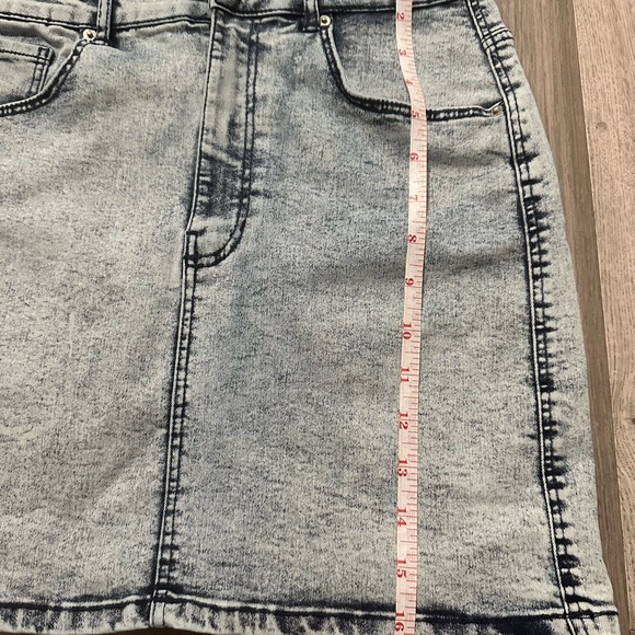 ZARA Denim Mini-Skirt Size S - Picture 6 of 7